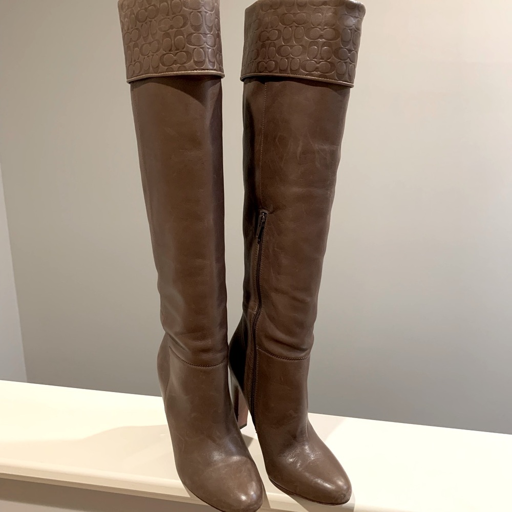Coach Leather Boots